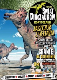 Świat Dinozaurów 28. KORYTOZAUR - okładka książki