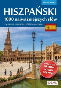 Hiszpański. 1000 najważniejszych - okładka podręcznika