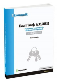 Kwalifikacja A.35/AU.35 Planowanie - okładka podręcznika
