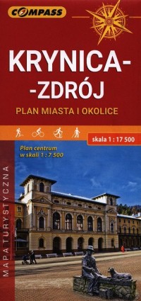 Mapa Krynica-Zdrój ,plan miasta - okładka książki