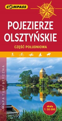 Mapa Pojezierze Olsztyńskie część - okładka książki