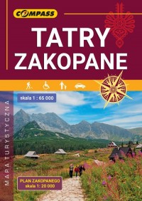 Mapa Tatry Zakopane 1:65 000 - okładka książki