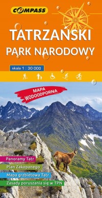 Mapa Tatrzański Park Narodowy 1:30000 - okładka książki