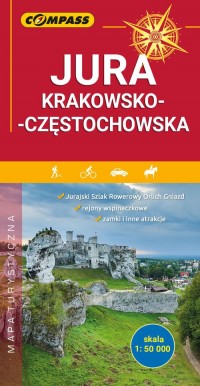 Mapa turystyczna Jura Krakowsko-Częstochowska - okładka książki
