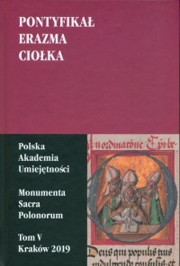 Pontyfikał Erazma Ciołka - okładka książki