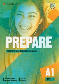 Prepare 1 Students Book with Online - okładka podręcznika