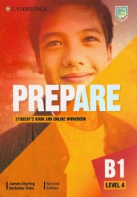 Prepare 4 Students Book with Online - okładka podręcznika