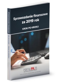 Sprawozdanie finansowe za 2019 - okładka książki