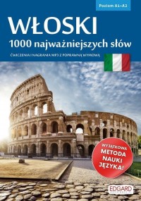 Włoski. 1000 najważniejszych słów - okładka podręcznika
