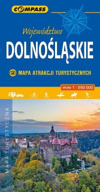 Województwo Dolnośląskie - Mapa - okładka książki