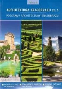 Architektura krajobrazu cz. 1. - okładka podręcznika