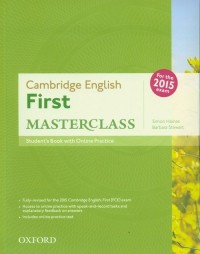 Cambridge English First Masterclass - okładka podręcznika