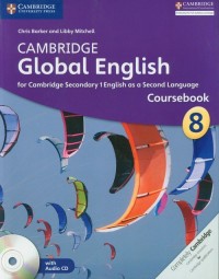 Cambridge Global English 8 Coursebook - okładka podręcznika