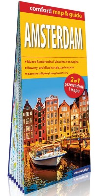 Comfort!map&guide Amsterdam 2w1 - okładka książki