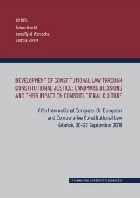 Development of Constitutional Law - okładka książki