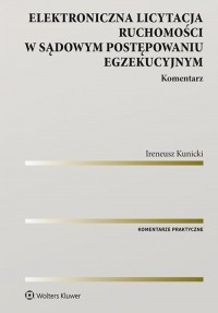 Elektroniczna licytacja ruchomości - okładka książki