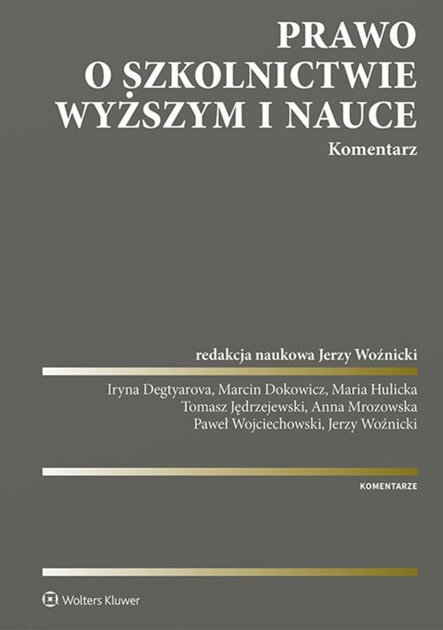 Prawo o szkolnictwie wyższym i - okładka książki