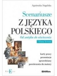 Scenariusze z języka polskiego. - okładka książki