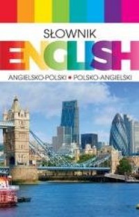 Słownik English angielsko-polski, - okładka podręcznika