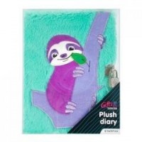 Pamiętnik pluszowy na kłódkę leniwiec - zdjęcie produktu