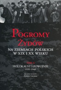 Pogromy Żydów na ziemiach polskich - okładka książki