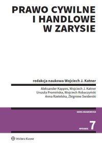 Prawo cywilne i handlowe w zarysie - okładka książki