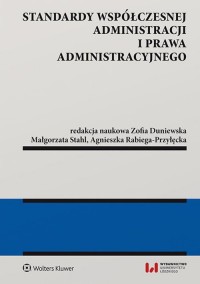 Standardy współczesnej administracji - okładka książki