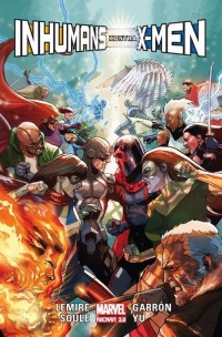 Inhumans kontra X-Men - okładka książki