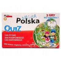 Nasza Polska Quiz. 2 gry Kto pamięta? - zdjęcie zabawki, gry