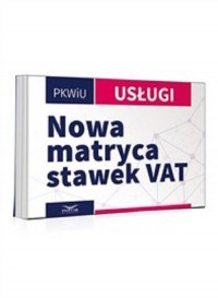 Nowa matryca stawek VAT-Usługi - okładka książki