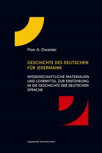 Geschichte des deutschen für jedermann. - okładka podręcznika