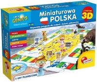 Miniaturowa Polska z kartami 3D - zdjęcie zabawki, gry