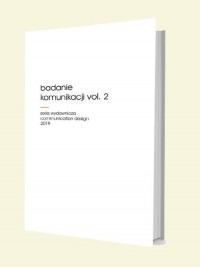 Badanie komunikacji vol. 2 - okładka książki