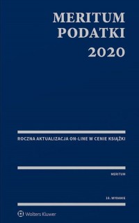 MERITUM Podatki 2020 - okładka książki