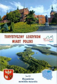 Turystyczny leksykon miast Polski. - okładka książki