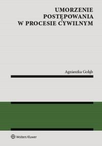 Umorzenie postępowania w procesie - okładka książki