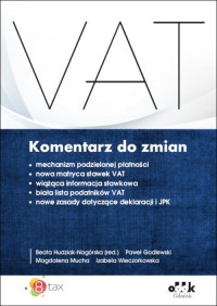 VAT. Komentarz do zmian - okładka książki