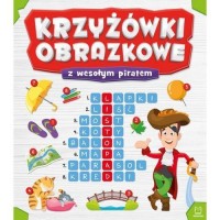 Krzyżówki obrazkowe z wesołym piratem - okładka książki