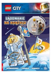 LEGO city lądowanie na księżycu - okładka książki