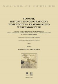 Słownik Historyczno-Geograficzny - okładka książki