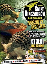 Świat Dinozaurów 36. ANKYLOZAUR - okładka książki