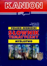 Polsko-niemiecki słownik tematyczny. - okładka książki