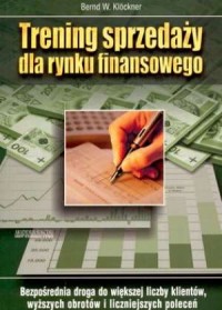 Trening sprzedaży dla rynku finansowego - okładka książki