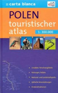 Turystyczny atlas (wersja niem.) - zdjęcie reprintu, mapy
