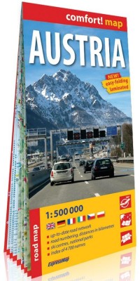 Comfort! map Austria 1:500 000 - okładka książki