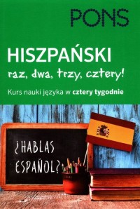 Hiszpański - Raz, dwa, trzy, cztery - okładka podręcznika