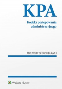 Kodeks postępowania administracyjnego - okładka książki