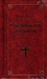 O naśladowaniu Chrystusa (bordowa) - okładka książki