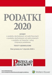 Podatki 2020 - okładka książki