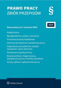 Prawo pracy. Zbiór przepisów - okładka książki